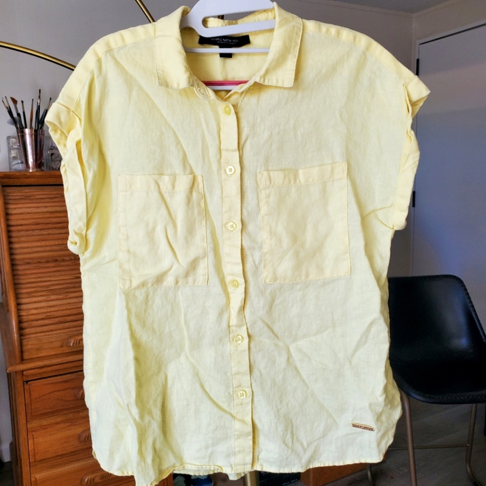 Marc New York. Andrew Marc top. Size S will fit and M
